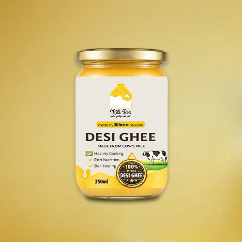 Ghee Yellow Background