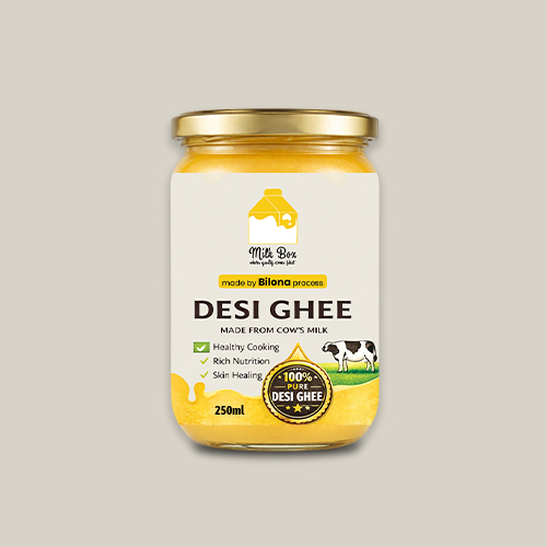 Ghee White Background
