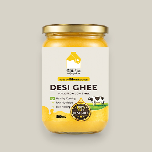 Ghee White Background