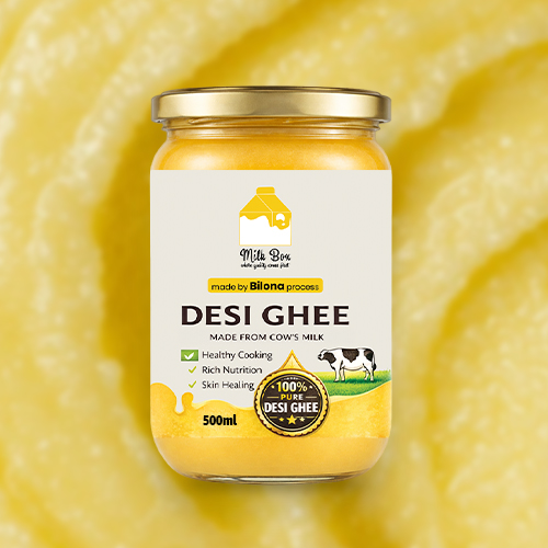 Ghee Yellow Background